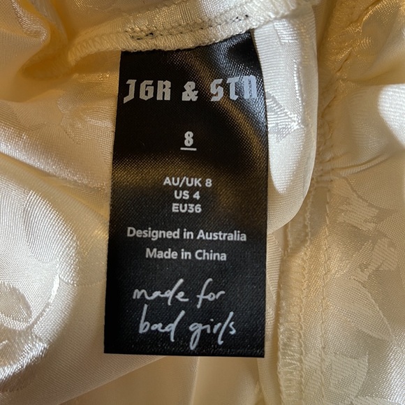 JGR AND STN Sofia Mini Dress Ivory US Size 4 - Picture 5 of 6